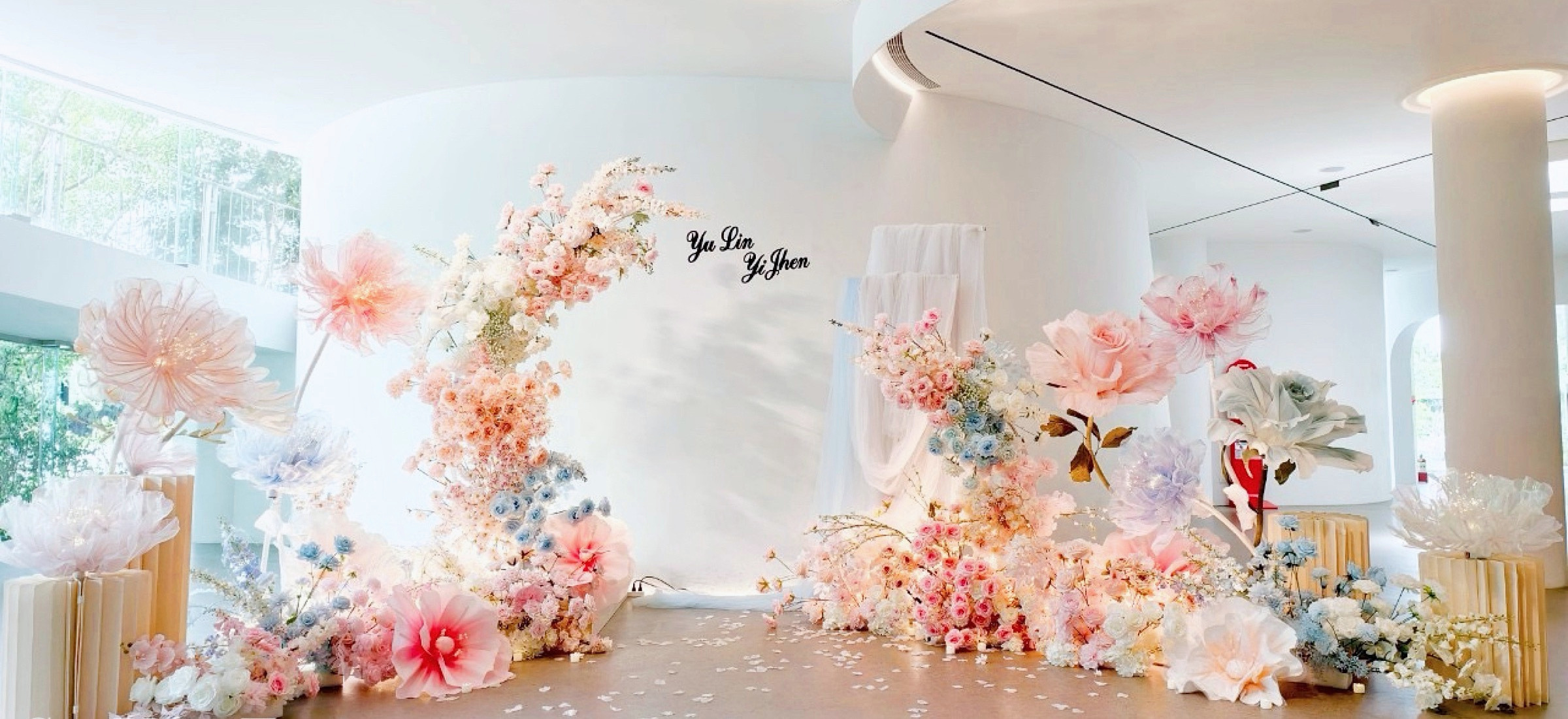 粉藍花鏡
