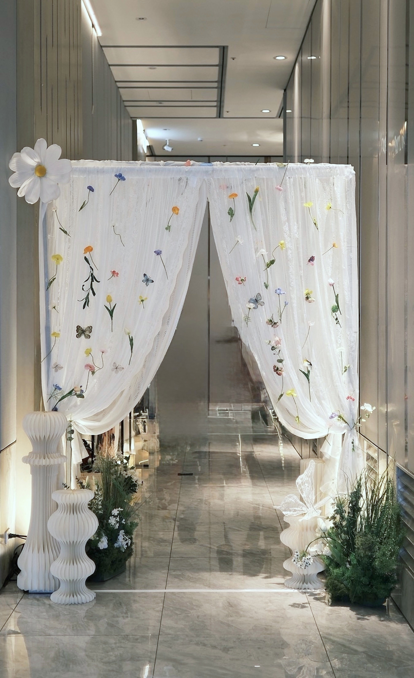 婚禮花藝入場門
